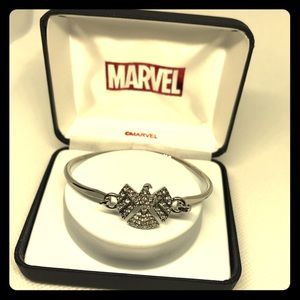 Jewelry, Marvel CZ Bangle Emblem Bangle bracelet.
